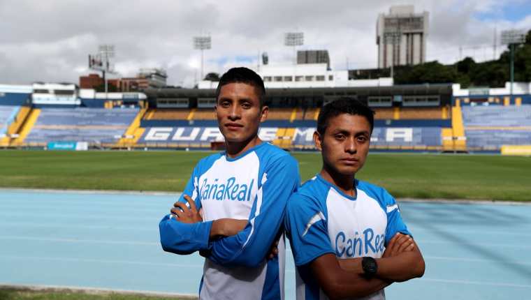 Mario Pacay y Williams Julajuj serán parte de los 21K de la Ciudad de Guatemala. (Foto Prensa Libre: Carlos Vicente)