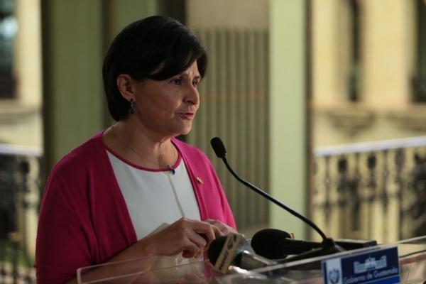 María Castro explica los retos pendientes para el Ministerio de Finanzas. (Foto Prensa Libre: Scspr)