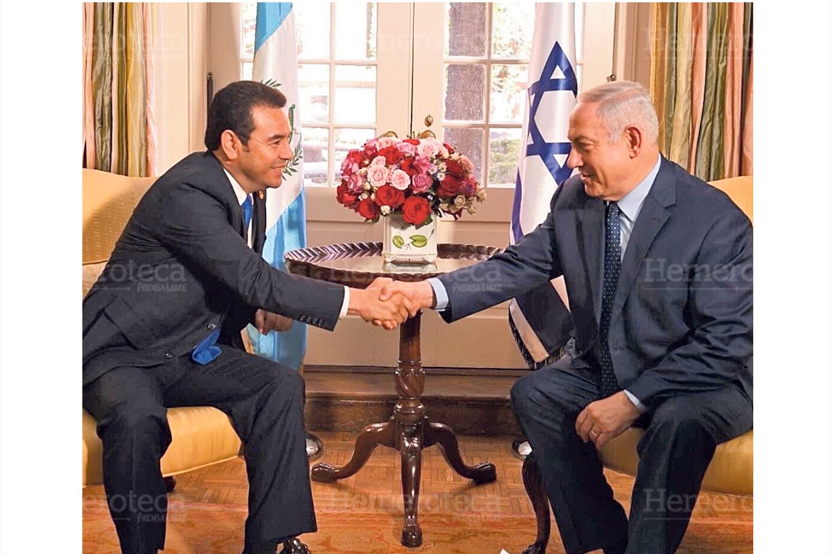 Morales saluda al primer ministro israelí Benjamín Netanyahu,  a su llegada a la Conferencia del Comite? de Asuntos Pu?blicos Estadounidense-Israeli?, el 4/3/2018 (Foto: Hemeroteca PL)