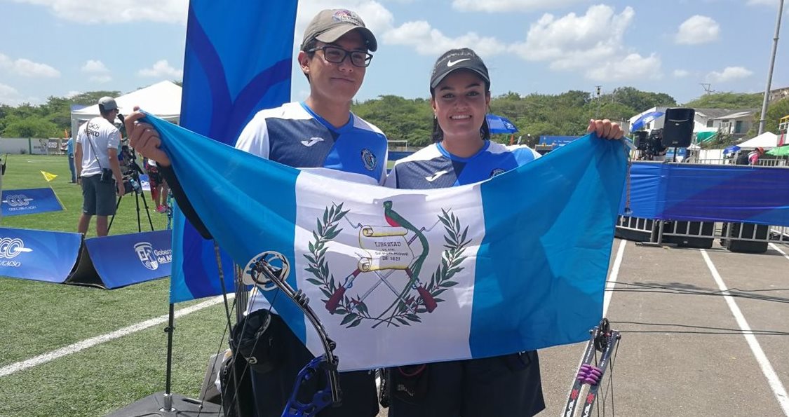 Marcelo del Cid y Sofía Paiz ganaron la medalla de oro número 21 para Guatemala. (Foto Prensa Libre: Carlos Vicente)