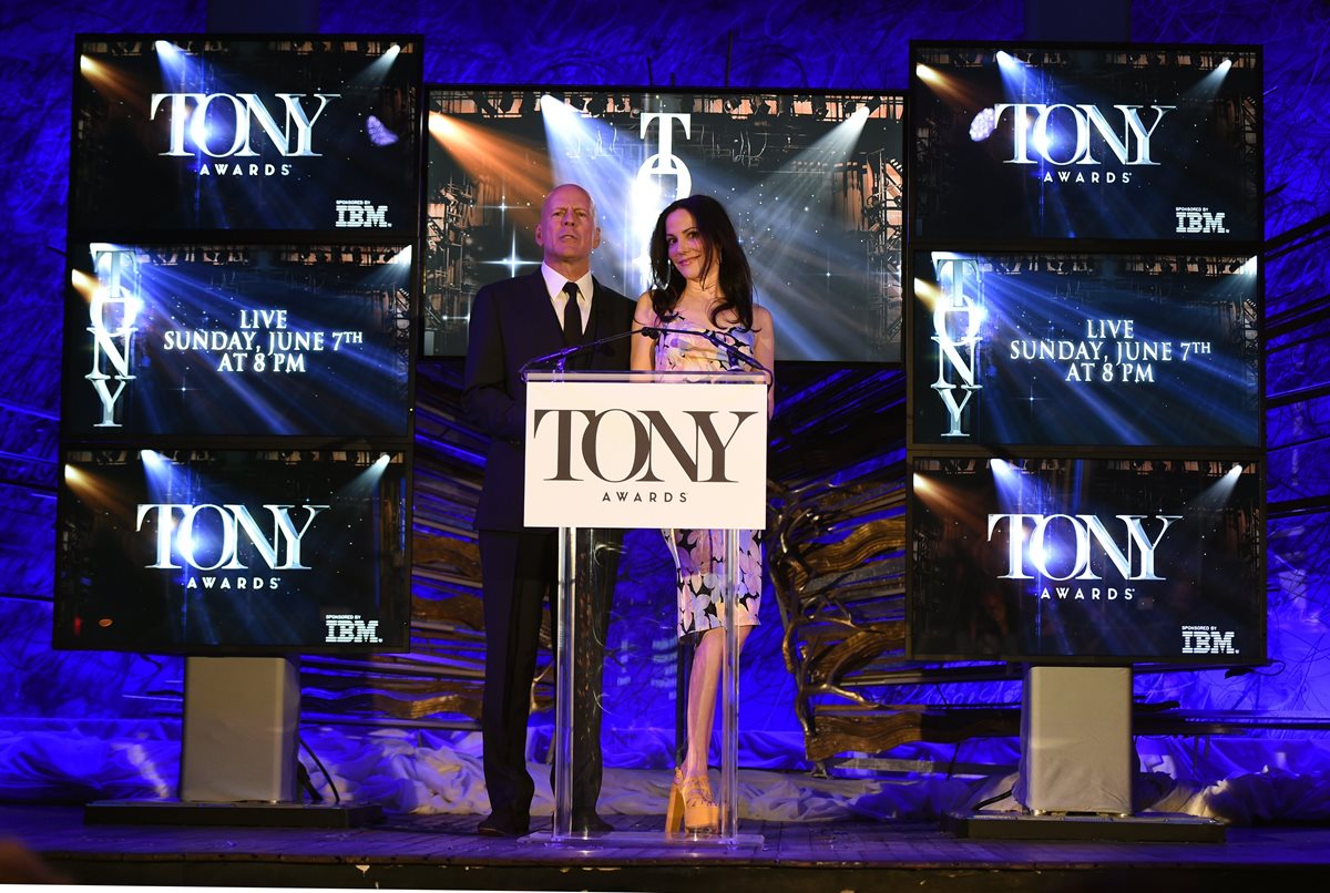 Bruce Willis y Mary-Louise Parker anunciaron a los postulados. (Foto Prensa Libre: AFP)
