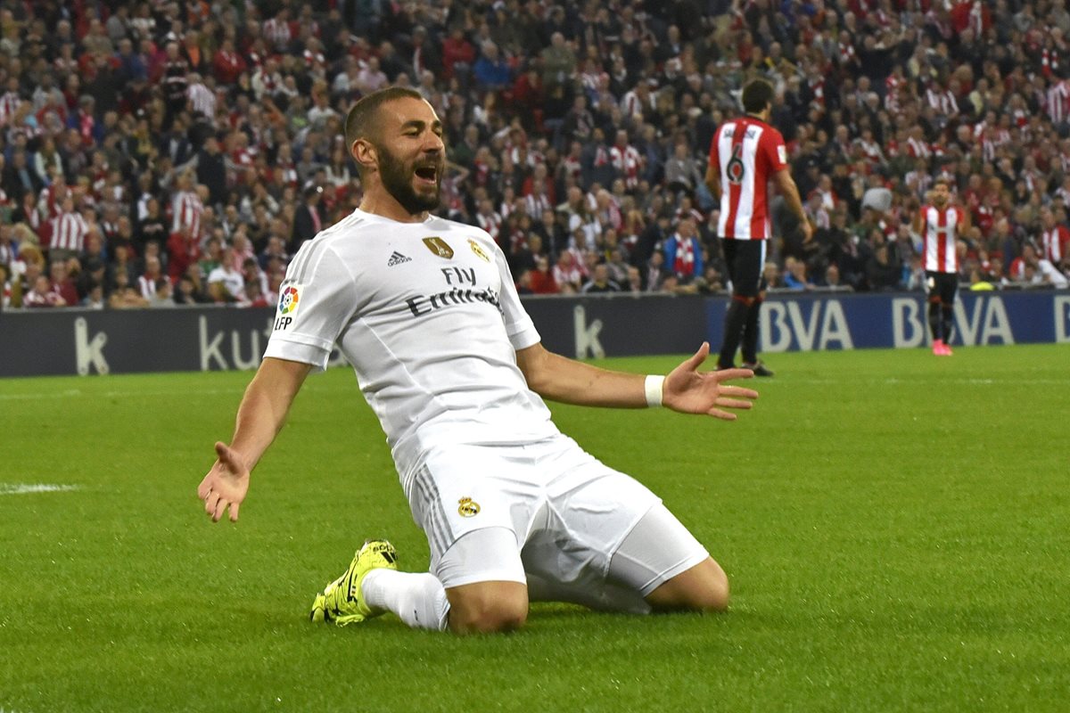 Benzema se reencontro con su magia goleadora y buscará aportar frente al Málaga. (Foto Prensa Libre: EFE)
