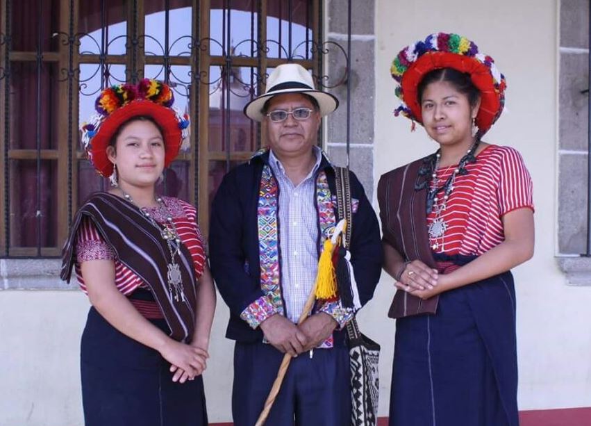Felipe Dionicio Sac Guachiac, diputado al Parlacén, durante una actividad cultural en Nahualá, Sololá. (Foto Prensa Libre: Ángel Julajuj)