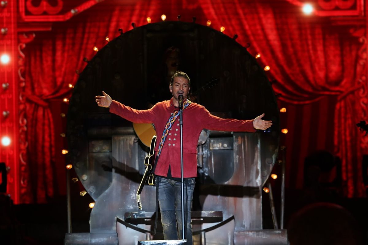 Ricardo Arjona en su segundo concierto de la gira Circo Soledad en Explanada Cardales de Cayalá, zona 16, este 17 de diciembre. (Foto Prensa Libre: Érick Ávila).