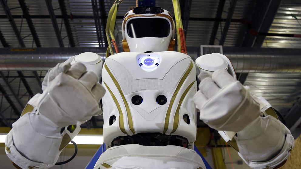 El robot Valkyrie, uno de los autómatas creados por la Nasa. (AP).