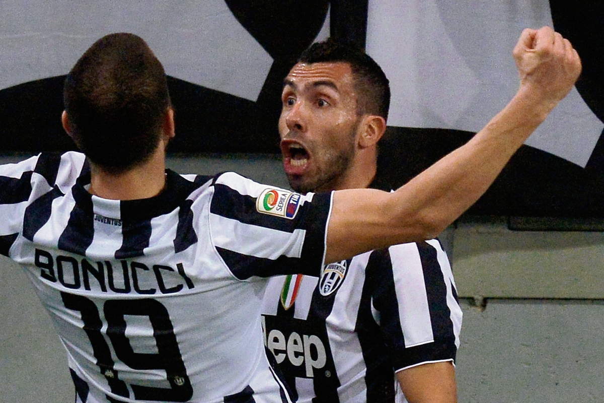 Juventus iguala ante Roma con gol de Tevez y se acerca al Scudetto