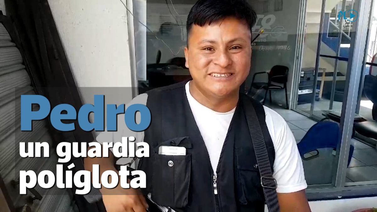 Pedro, el guardia de seguridad que habla 10 idiomas y quiere aprender más