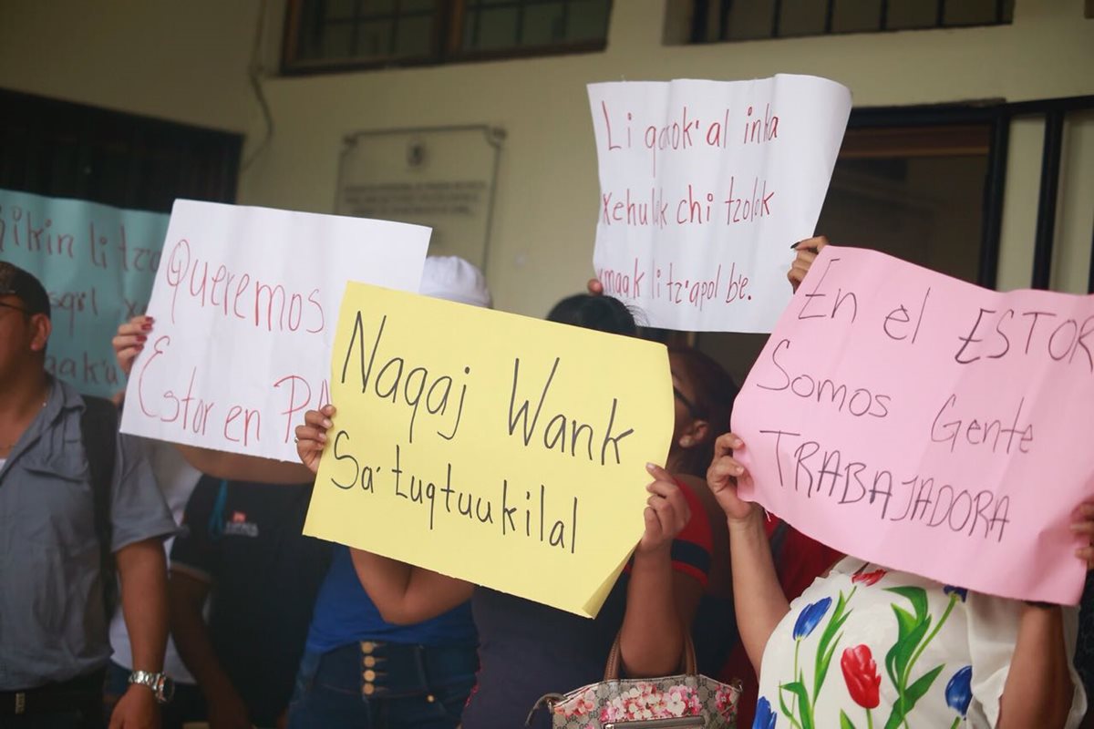 La criminalización de líderes comunitarios causa preocupación en El Estor, Izabal. (Foto Prensa Libre: Dony Stewart)