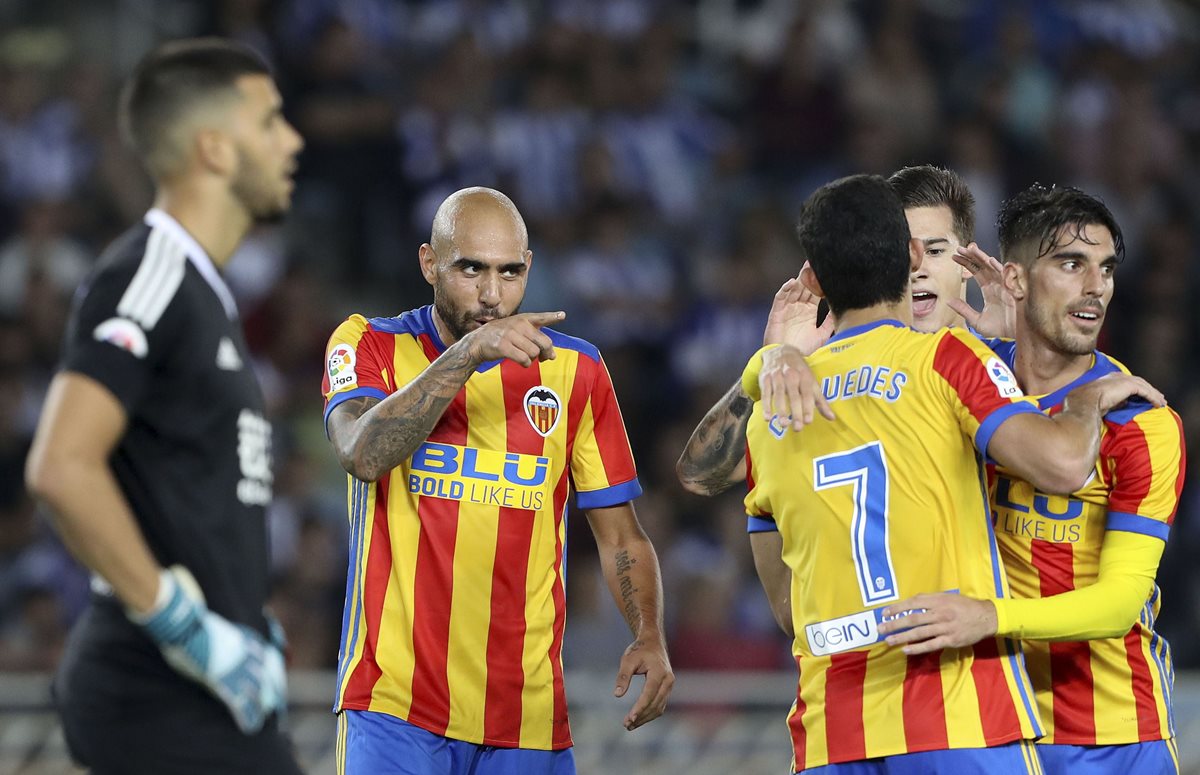 Zaza está casi a la cabeza de goleadores en La Liga, sólo le supera Messi. (Foto Prensa Libre: EFE)