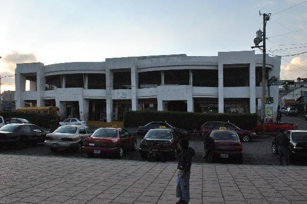 Mercado municipal de la cabecera de San Marcos, donde la comuna hace reparaciones.