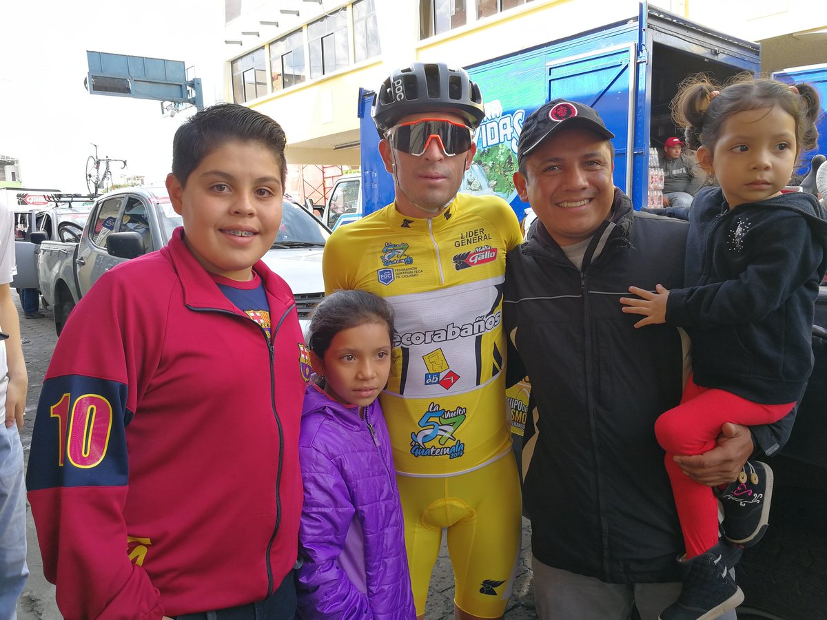Manuel Rodas es el líder de la Vuelta a Guatemala. (Foto Prensa Libre: Francisco Sánchez)