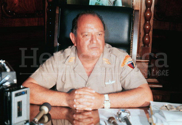 El general Mejía Víctores asumió como Jefe de Estado de facto el 8 de agosto de 1983. (Foto: Hemeroteca PL)