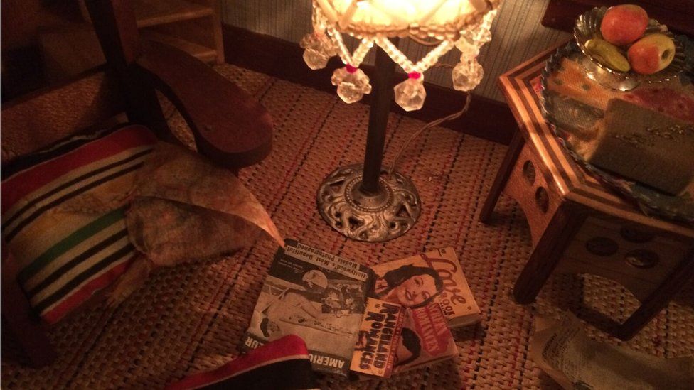 Glessner Lee presenció autopsias, visitó escenas de crímenes y estudió los patrones dejados por las manchas de sangre antes de crear sus modelos. OFICINA DE MEDICINA LEGAL DE MARYLAND