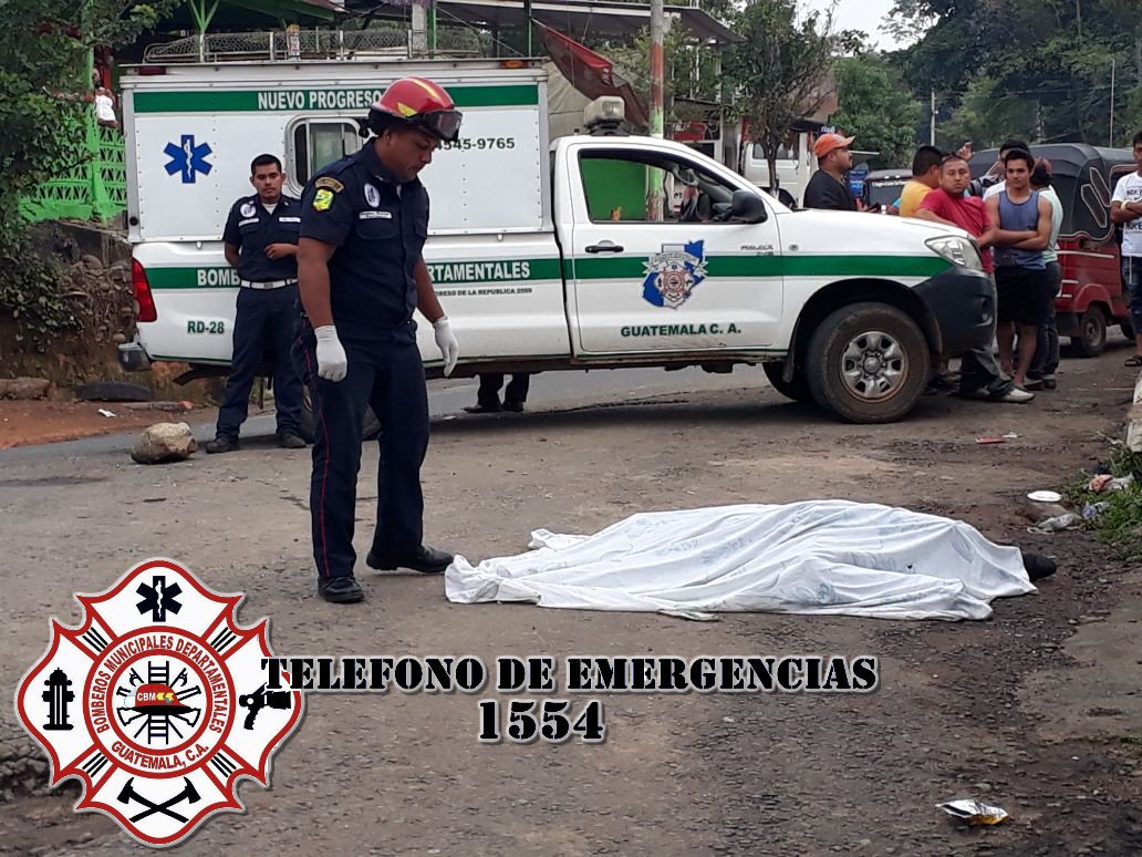 Una persona murió baleada en aldea Palín, San Marcos. (Foto Prensa Libre: CBMD)