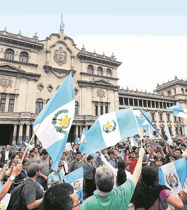 Decenas de personas manifestarán en contra de las decisiones el presiente Jimmy Morales de no renovar el mandato de la Cicig. (Hemeroteca PL)