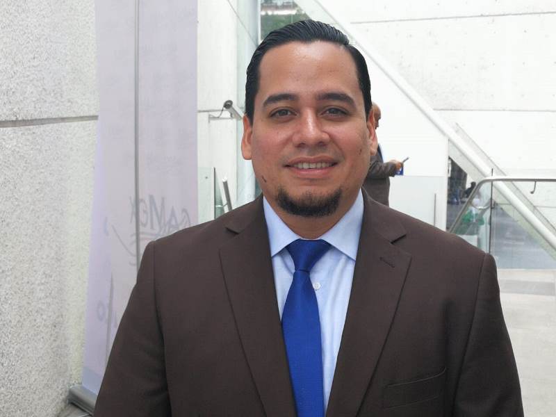 Julián Salinas, viceministro de Comercio de El Salvador, dijo que la unión aduanera con el Triángulo Norte facilitará los negocios con México. (Foto Prensa Libre: Urías Gamarro)