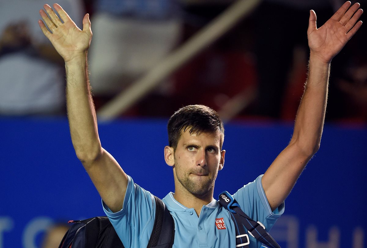 Djokovic dejará a muchos aficionados con las ganas de verlo en acción. (Foto Prensa Libre: AFP)