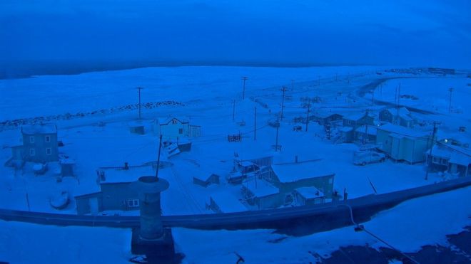 Utqia?vik, el pueblo de Alaska que no volverá a ver el sol hasta el 23 de enero