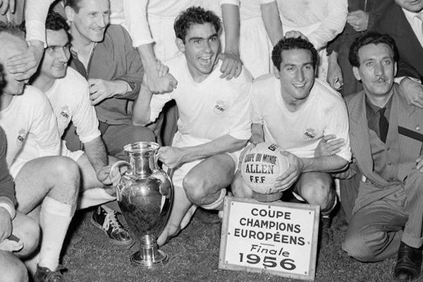 El Real Madrid ganó su primera Champions en 1956
