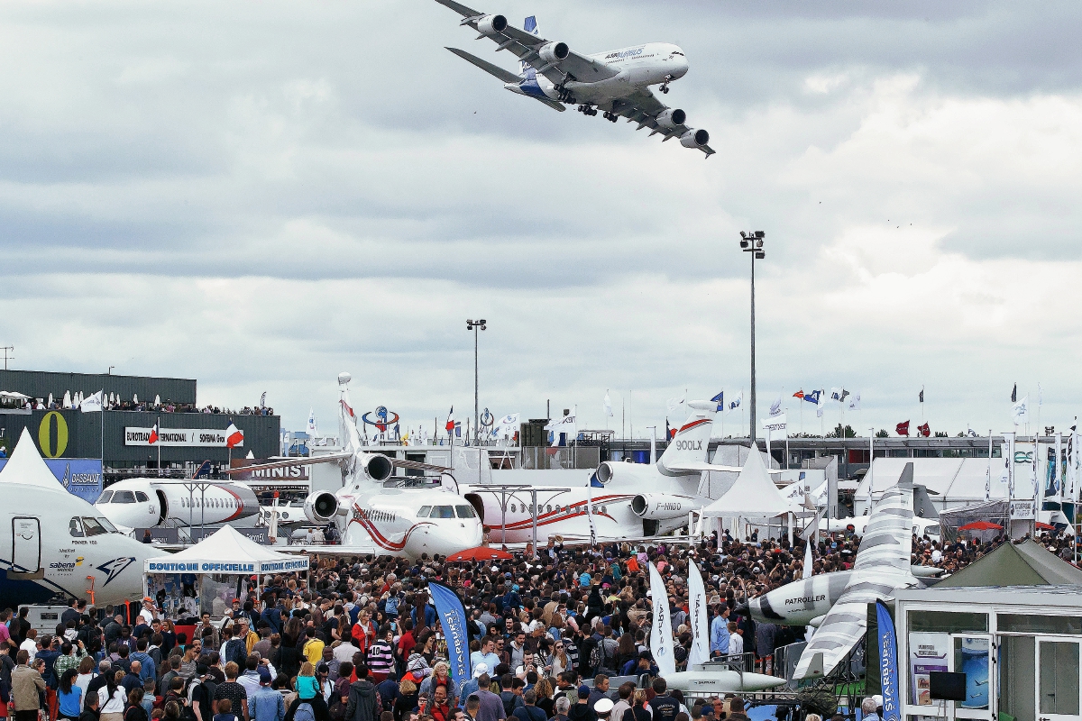 Le Bourget bate récord de visitantes Prensa Libre