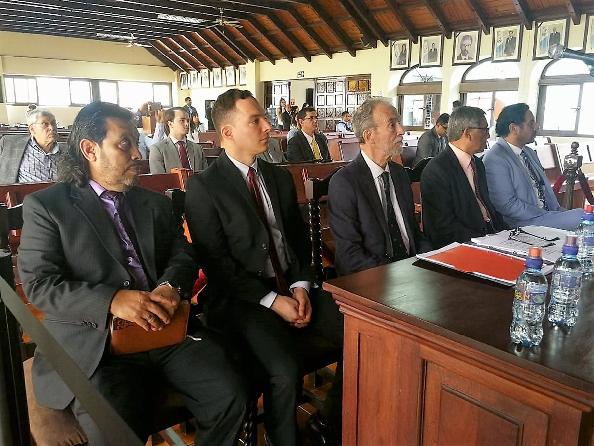 La Cámara de Medios de Comunicación durante la vista pública ante el pleno de magistrados de la CC el 16 de mayo del 2018. (Foto Prensa Libre: Hemeroteca PL)