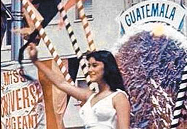 Rogelia Cruz durante su participación en el certamen de Miss Universo en Long Beach, Estados Unidos en 1959. (Foto: Hemeroteca PL)