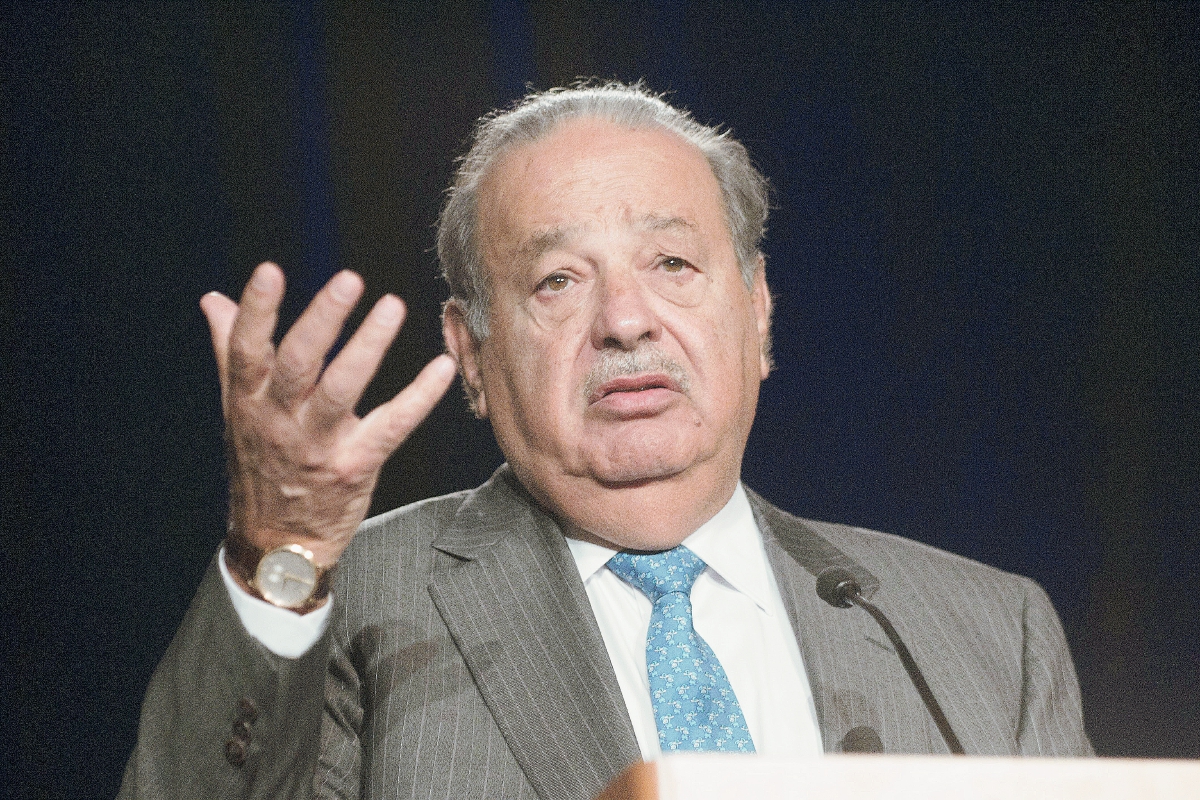 Carlos Slim durante la Global Markets Discovery Series (Foto Prensa Libre: EFE)