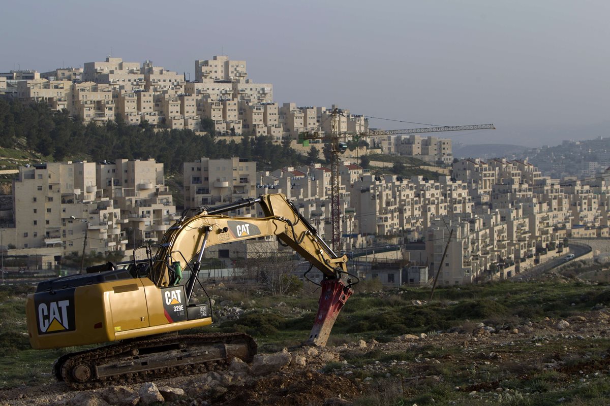 Israel dio luz verde a la construcción de 463 viviendas en la Cisjordania ocupada. (Foto Prensa Libre: EFE)