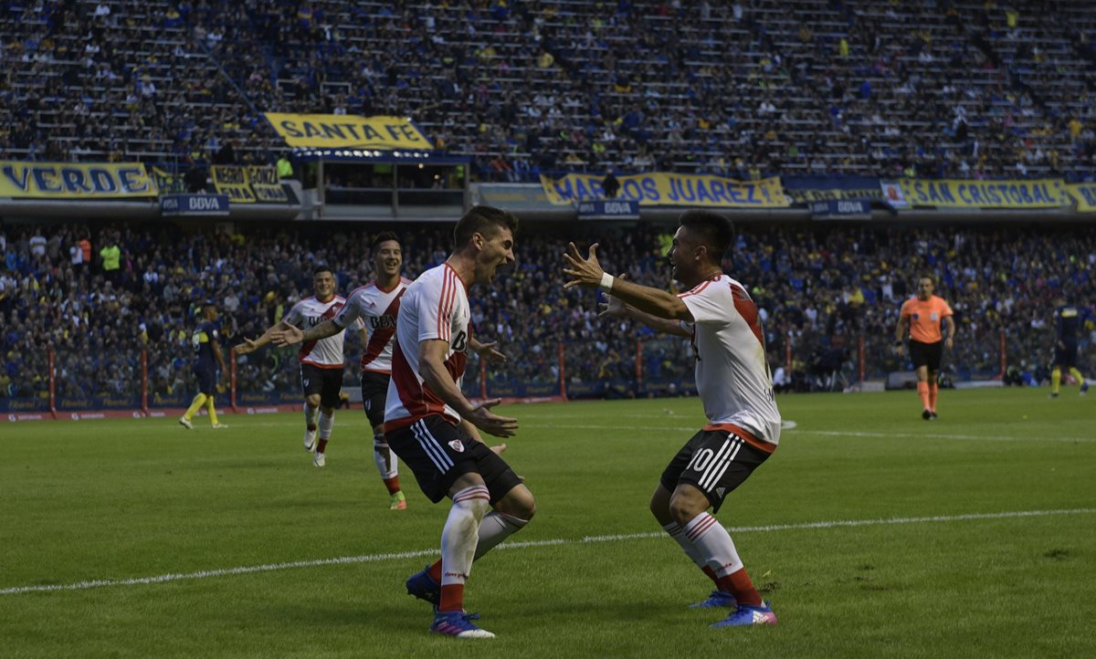 River Plate consiguió una victoria y se mete de nuevo en la pelea por el título. (Foto Prensa Libre: AFP).