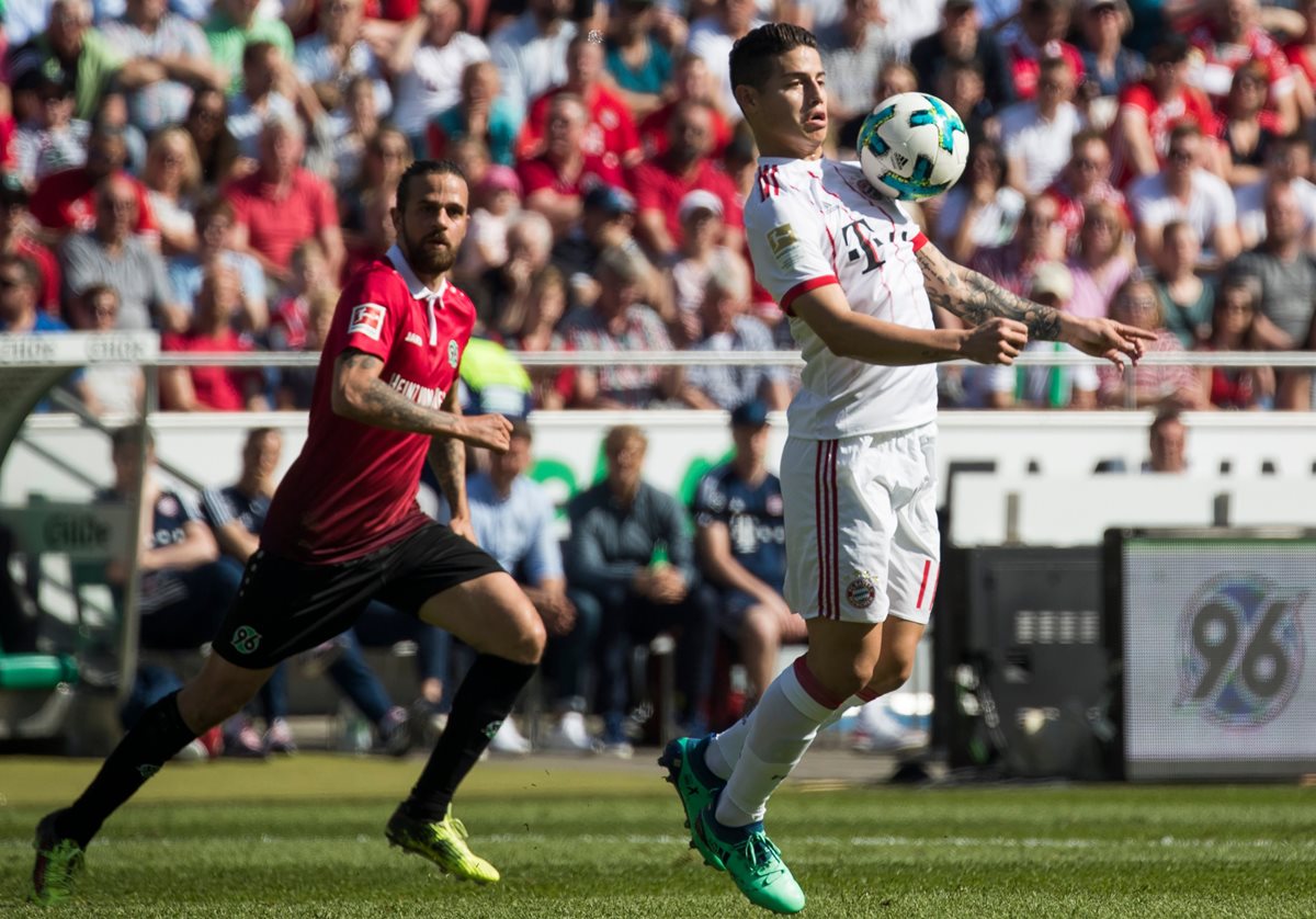 Rodriguez es un jugador incondicional del Bayern Múnich. (Foto Prensa Libre: AFP)
