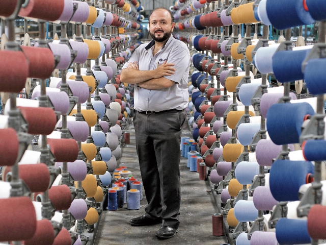 Antonio Malouf es presidente de una textilera que opera en Villa Nueva, la cual fabrica tela para la confección de prendas de vestir y emplea a 150 personas. (Foto Prensa Libre: Esbin Garcia)