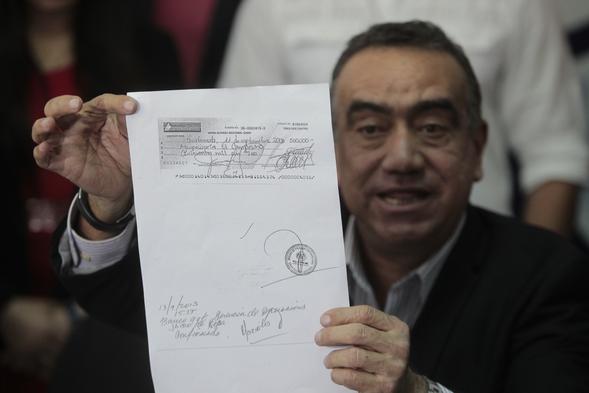 El exdiputado Jaime Martínez Lohayza durante una conferencia en el 2015. (Foto Prensa Libre: Hemeroteca PL)