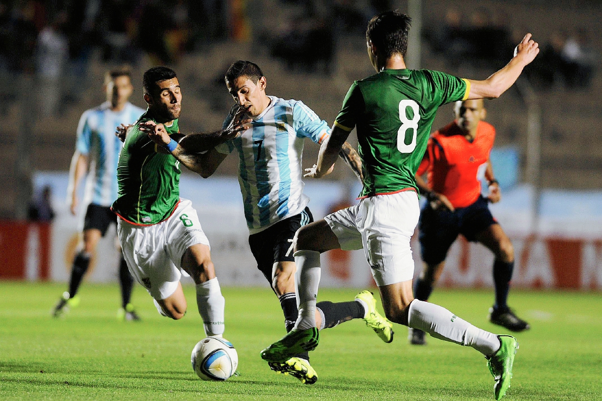 Argentina dio un recital y venció 5-0 a Bolivia. (Foto Prensa Libre: AFP).