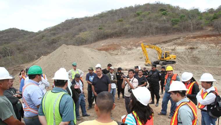 Desde el 2012 pobladores de San José del Golfo, protestaban contra el proyecto de la mina El Tambor. (Foto, Prensa Libre: Hemeroteca PL).
