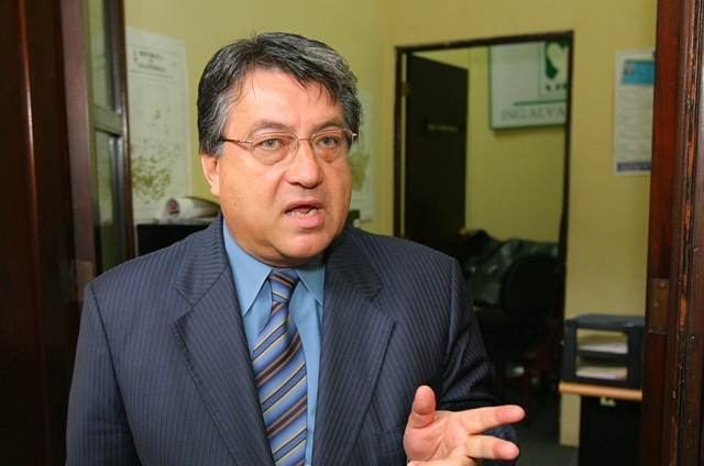 César Fajardo, legislador de la UNE señalado por el MP y la Cicig. (Foto Prensa Libre: Hemeroteca PL)