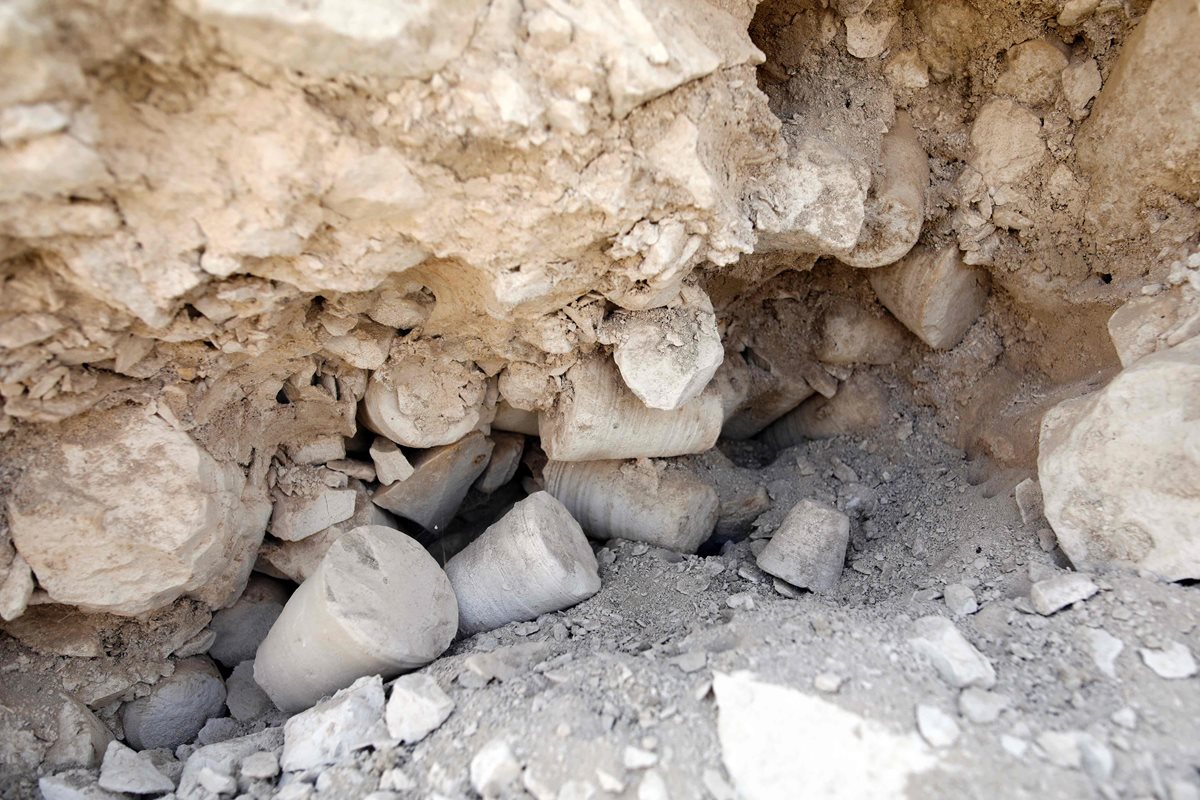 Arqueólogos hallaron el lugar que parece ser un taller de vasijas de los tiempos de Jesús. (Foto Prensa Libre: AFP)