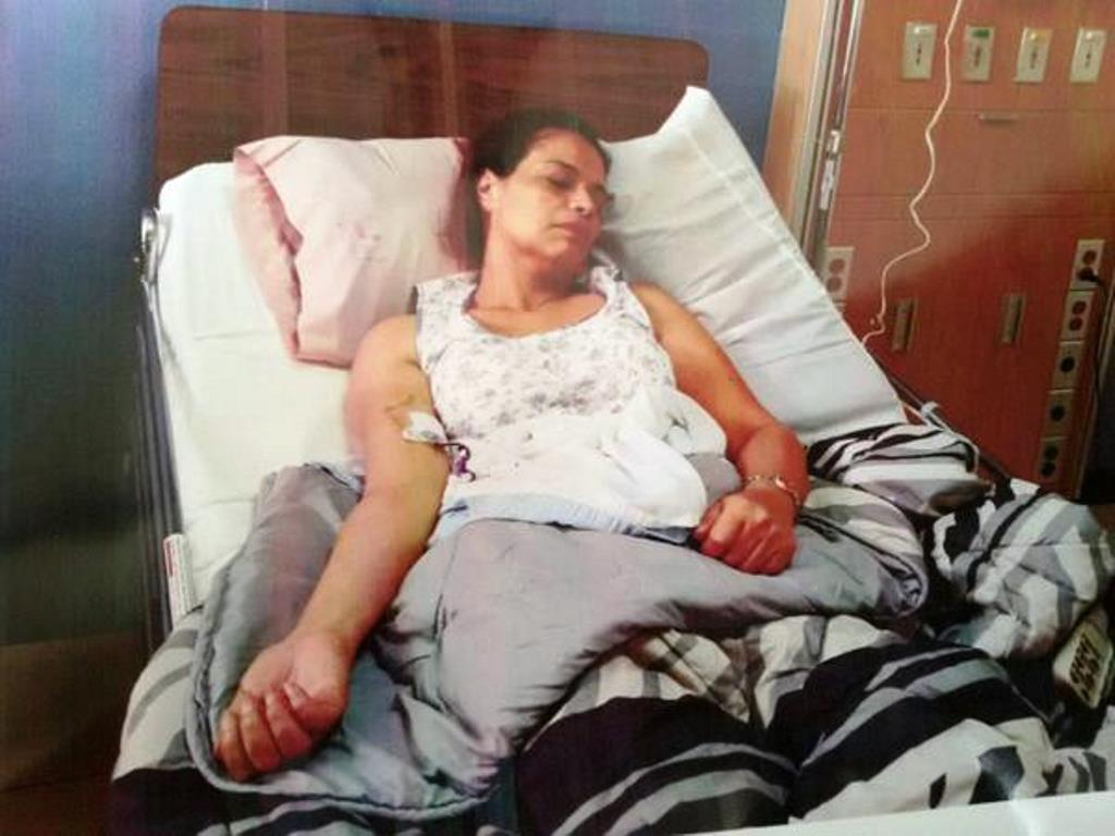 El Ejército solicitó que Roxana Baldetti abandone el Centro Médico Militar porque no fue autorizado su ingreso. (Foto Prensa Libre: @Guatevision_tv)