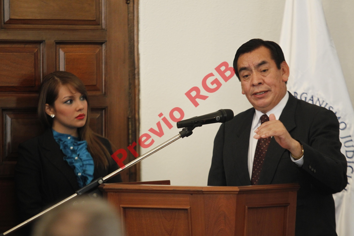 Josué Baquiax,  presidente de la Corte Suprema de Justicia, integra la comisíón. (Foto Prensa Libre: Rodrigo Méndez)