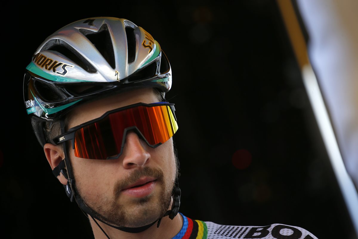 Peter Sagan fue expulsado del Tour, pero el admite que no hizo nada malo. (Foto Prensa Libre: AP)