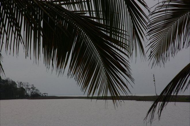 Al otro lado de la laguna Los Portillos o Harbour Head se estableció el campamento militar nicaragüense. (Leire Ventas).
