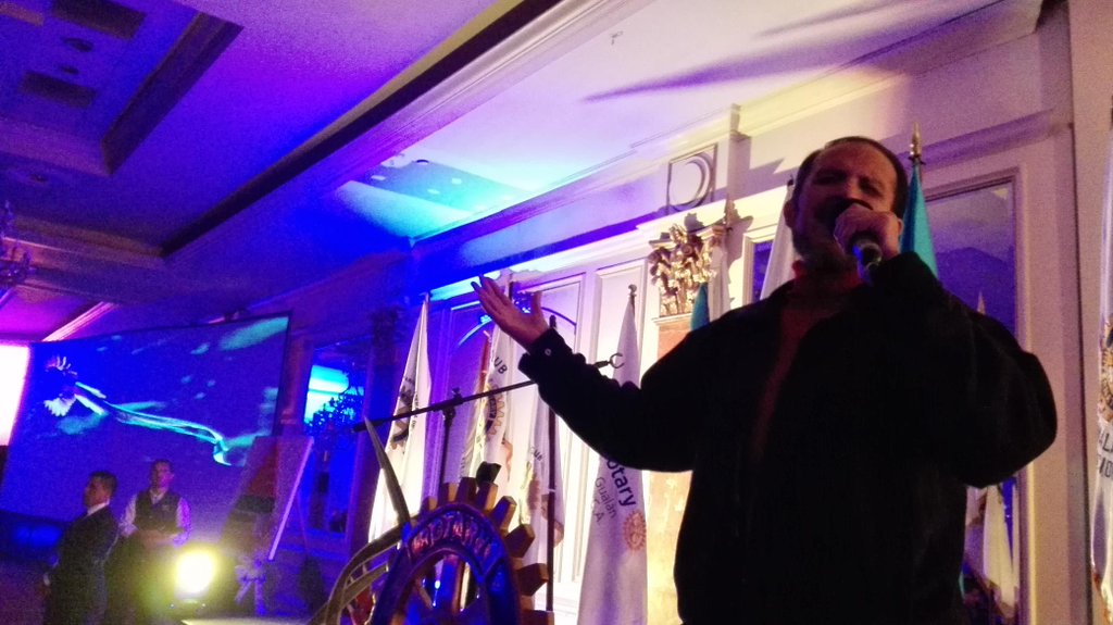 Nelson Leal, en la celebración de los 90 años del Club Rotario en Guatemala, en noviembre de 2015 (Foto: Hemeroteca PL).