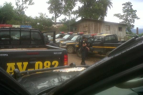 Gran cantidad de miembros de la PNC fueron utilizados. (Foto Prensa Libre: Eduardo Sam Chun)<br _mce_bogus="1"/>