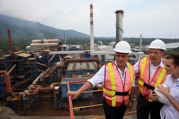 La planta se encuentra en El Estor, Izabal. (Foto Prensa Libre: AGN)