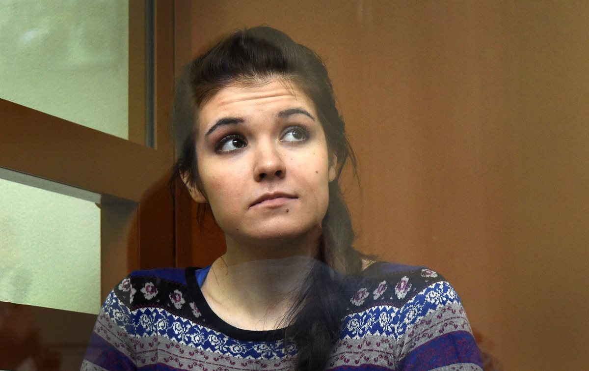 Varvara Karaulova, la joven rusa de 20 años que está enamorada de un yihadista. (Foto Prensa Libre: AFP).