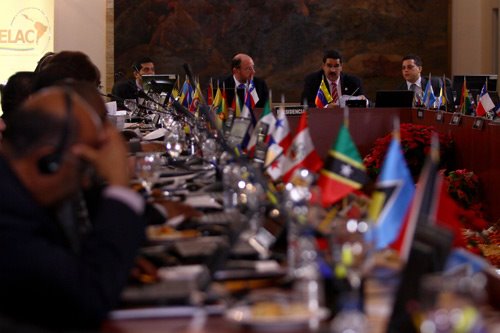 La Celac es integrada por los países de América latina y del Caribe. Abordan los problemas de la región. (Foto Prensa Libre: Celac)