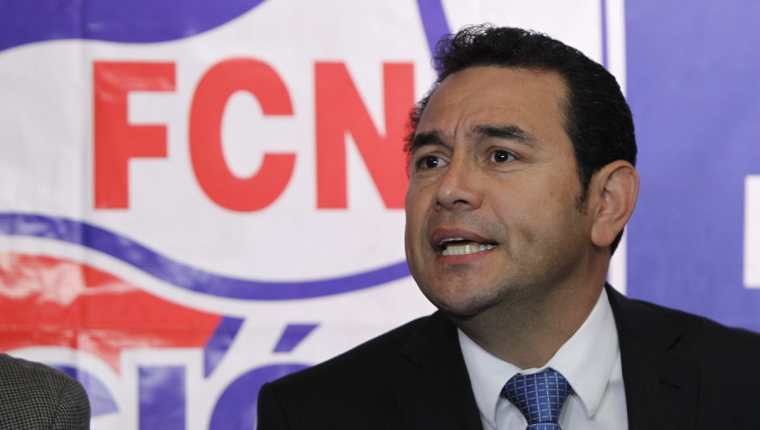 El presidenciable del partido Frente de Convergencia Nacional  (FCN) fue denunciado por agresión física y  contra la mujer. (Foto Prensa Libre: Hemeroteca PL)