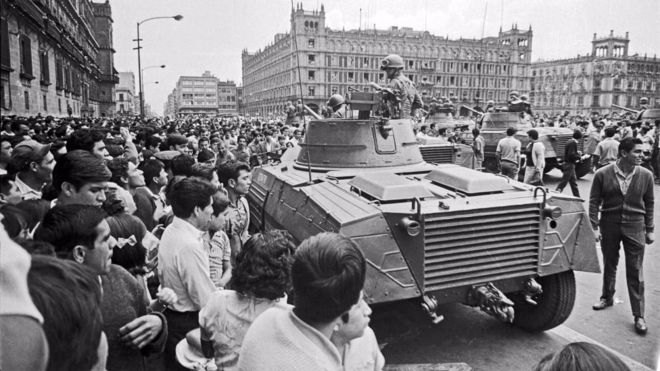 En 1968 México vivía intensos conflictos sociales. WIKIMEDIA