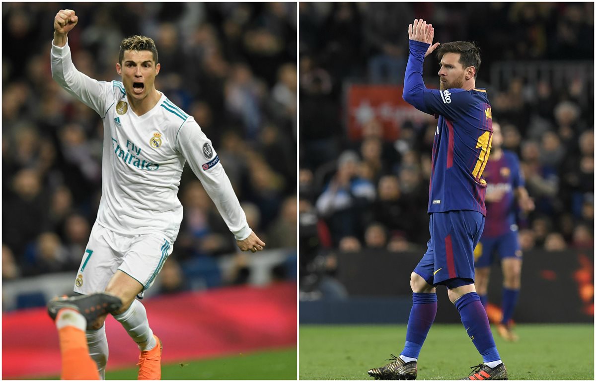 Cristiano Ronaldo y Lionel Messi son dos de las grandes estrellas del Real Madrid y Barcelona respectivamente y puede influir en su fama mundial. (Foto Prensa Libre: Agencias)