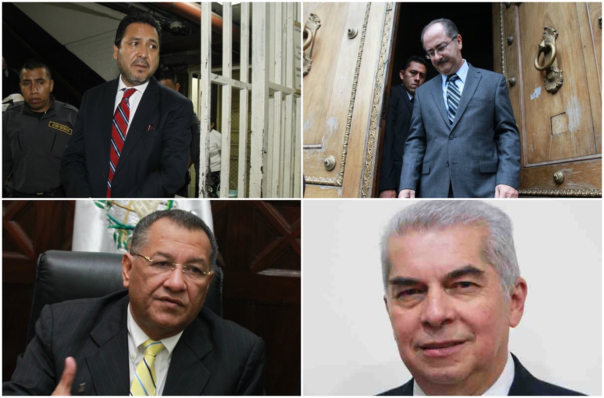 Los cuatro presidentes del Congreso durante la séptima legislatura enfrentan la justicia. (Foto Prensa Libre: Hemeroteca PL)