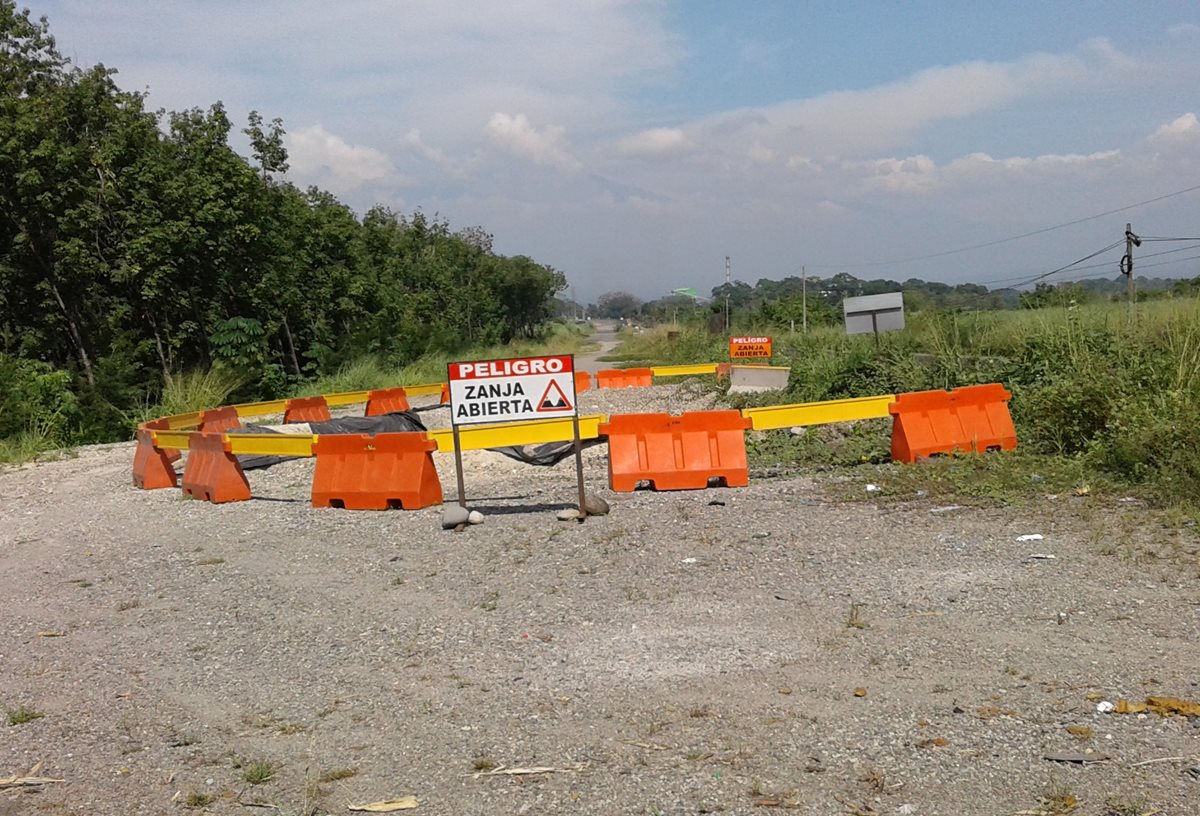Trabajos de la ampliación de la ruta de la Costa Sur quedaron a medias.